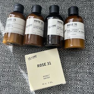 Le labo rose 31 for fairmont travel kit (4*90ml)